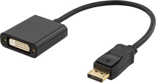 Deltaco DisplayPort til DVI-I - 0.2 m