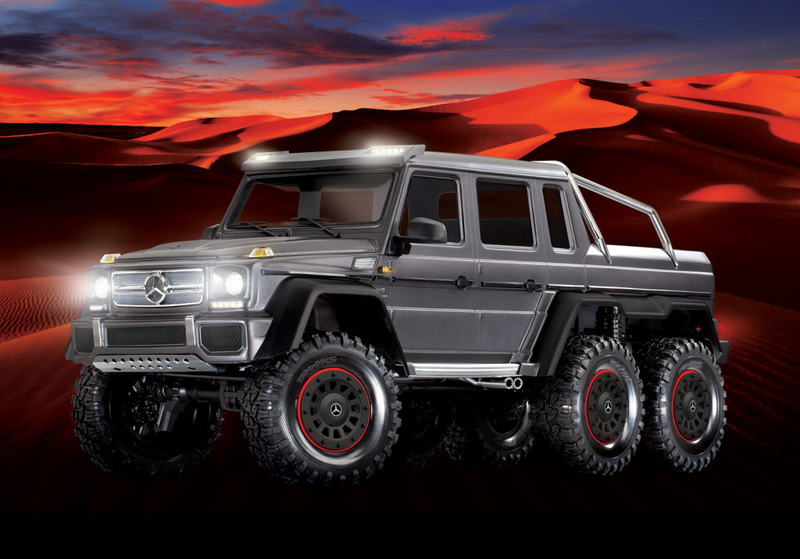 Traxxas Mercedes-Benz G 63 AMG - Rock crawler - Elektromotor - 1:10 - Fahrbereit (RTD) - Silber - Junge/Mädchen