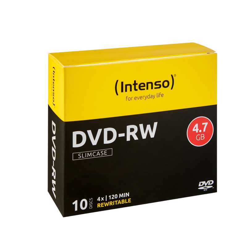 Intenso 10 x DVD-RW - 4.7 GB 4x - Slim Jewel