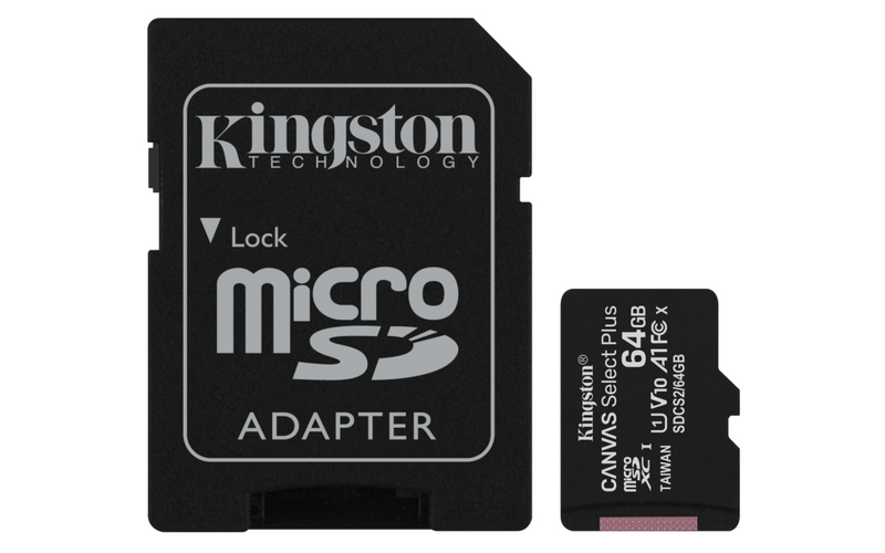 Kingston Canvas Select Plus - Flash-Speicherkarte (microSDXC-an-SD-Adapter inbegriffen)