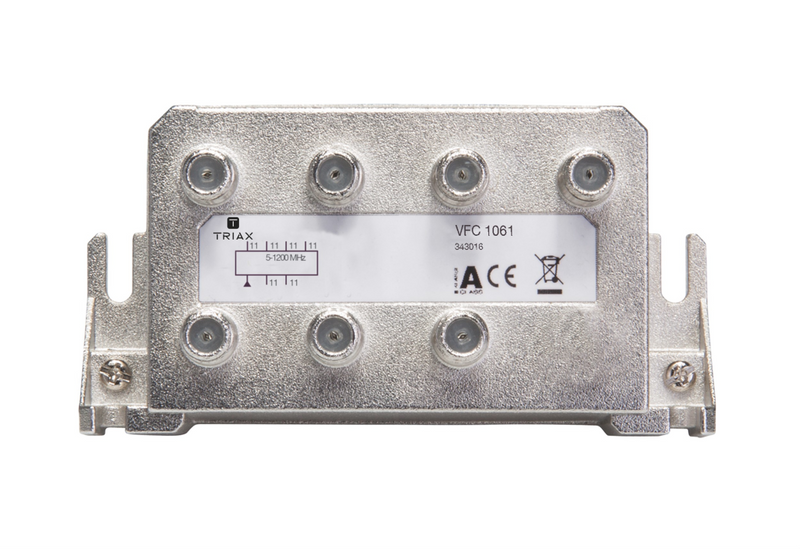 Triax VFC 1061 - Kabelsplitter - 75 Ohm - 5 - 1218 MHz - F-type - 135 mm - 40 mm