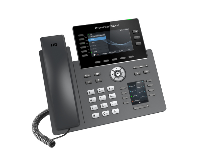 Grandstream GRP2616 - VoIP-Telefon mit Rufnummernanzeige/Anklopffunktion - IEEE 802.11a/b/g/n/ac (Wi-Fi)