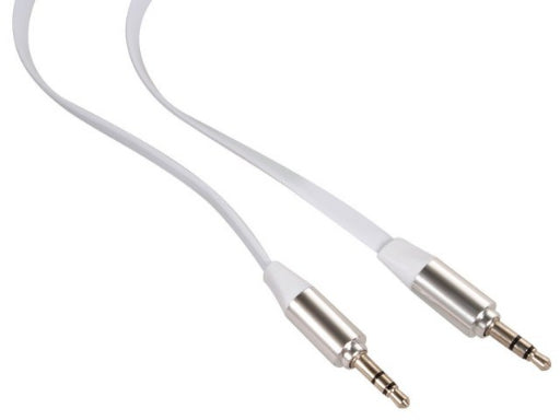 MacLean Jack 3.5mm - Jack 3.5mm 2m cable white (MCTV-695 W)