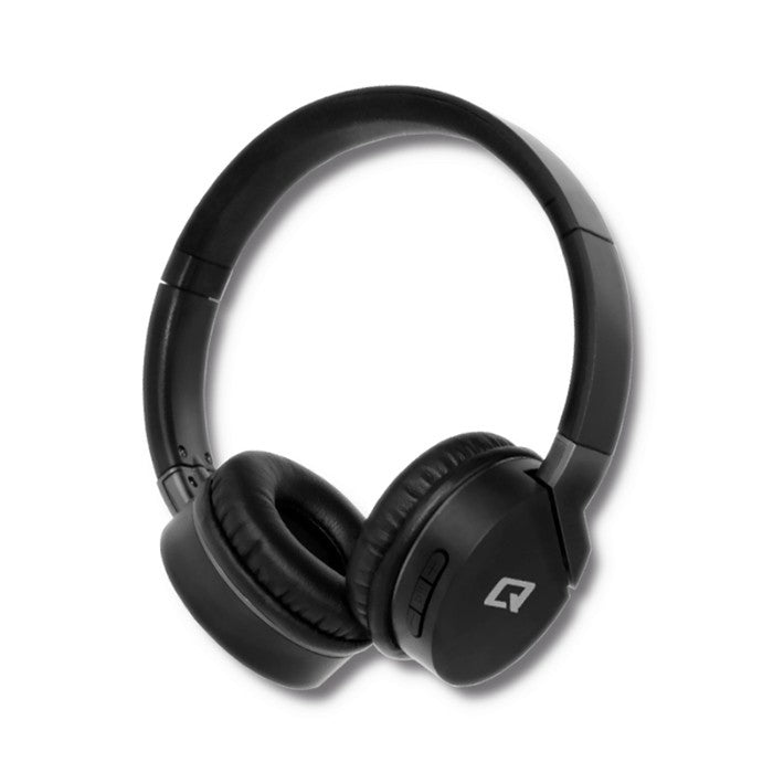Qoltec 50825 - Kopfhörer - Kopfband - Anrufe & Musik - Schwarz - Grau - Binaural - Track < - Ortung > - Lautstärke + - Lautsärke -
