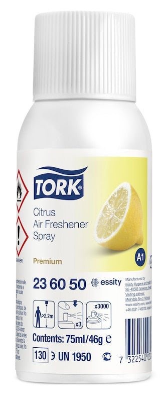 TORK 236050 - Sprühlufterfrischer - Weiß - Zitrus - 75 ml - 46 g - Spraydose