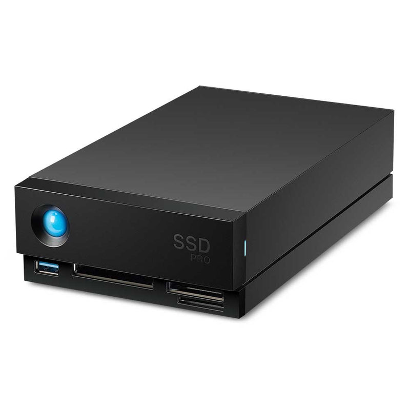 LaCie 1big Dock SSD Pro STHW4000800 - Festplatten-Array - 4 TB - 1 Schächte - SSD 4 TB x 1 - USB 3.1, Thunderbolt 3 (extern)