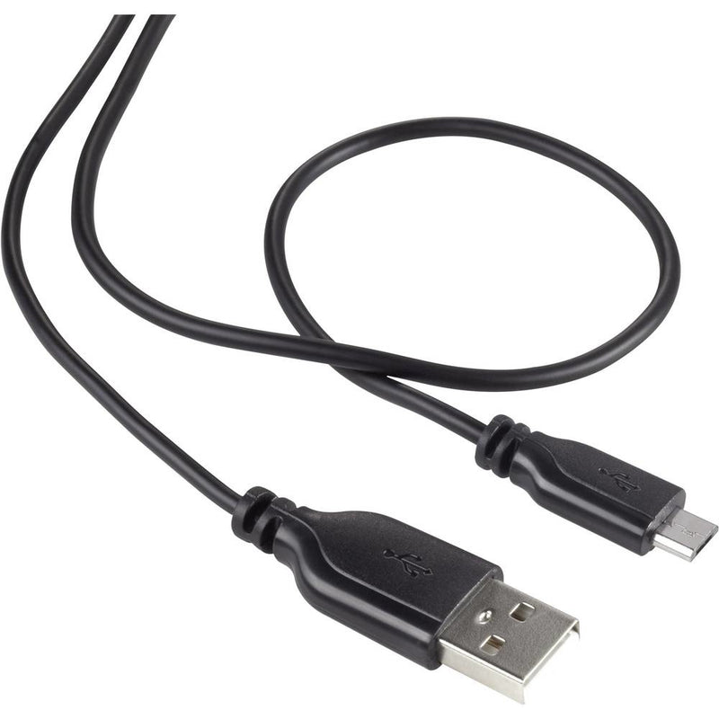 Renkforce Cavo USB 2.0 Spina USB-A USB-Micro-B 1.00 m Nero rivestimento super