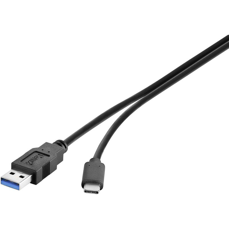 Renkforce Cavo USB 3.2 Gen1 3.0 Spina USB-A USB-C 1.00 m Nero contatti