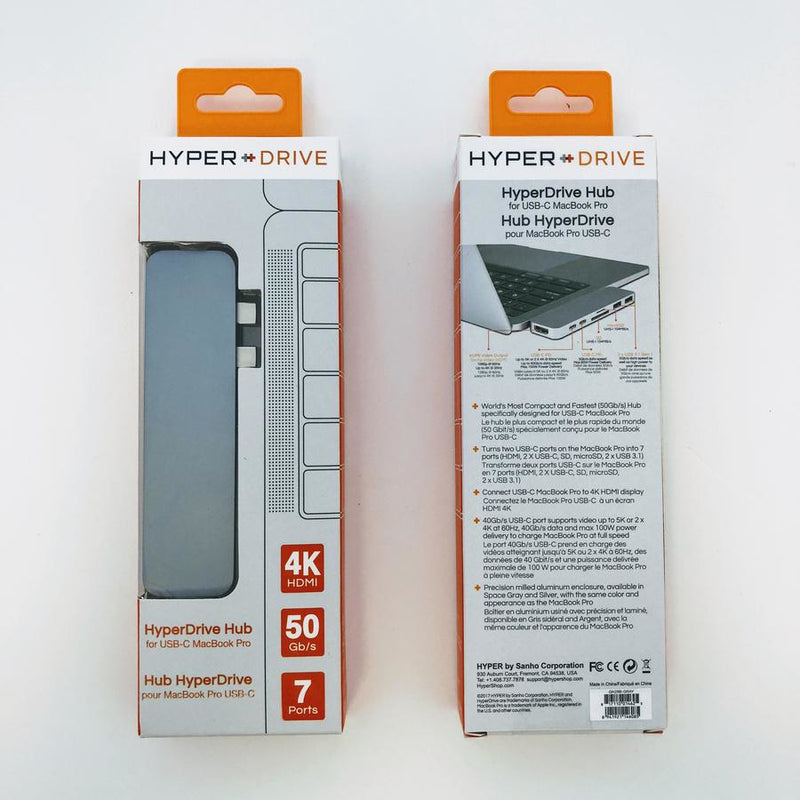 Hyper HyperDrive DUO - Dockingstation - USB-C / Thunderbolt 3