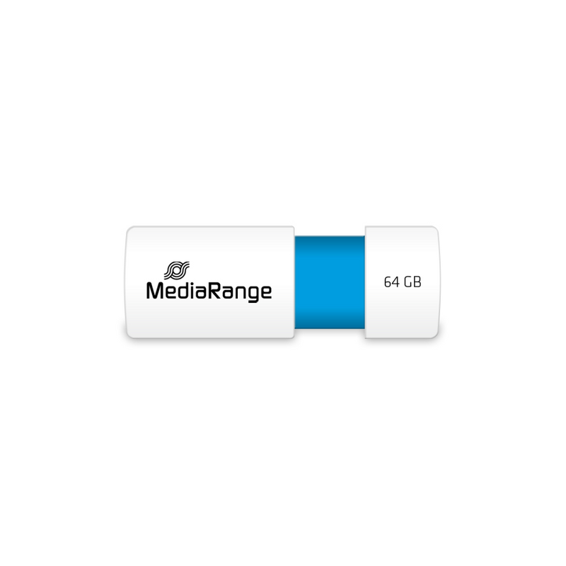 MEDIARANGE USB-Stick 64GB USB 2.0 Color Edt. hellblau - Flash-Speicher - unsortiert