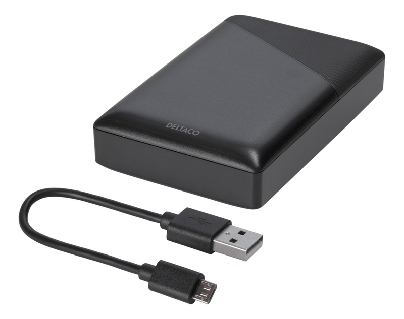 Deltaco power bank 10 000 mAh 1x USB-C PD USB-A Fast Charge