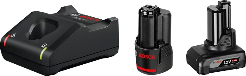 Bosch 1 x GBA 12V 2.0Ah + 1 x GBA 12V 4.0Ah + GAL 12V-40 Professional - Lithium-Ion (Li-Ion) - Batterien enthalten