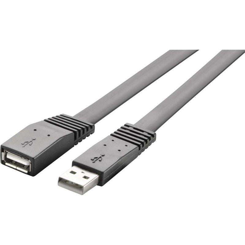 Renkforce Cavo USB 2.0 Spina USB-A Presa USB-A 3.00 m Nero altamente
