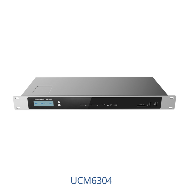 Grandstream UCM6304 - IP Centrex (gehostete/virtuelle IP) - 2000 Benutzer - Gigabit Ethernet - 100 - 240 V - 50/60 Hz - 12 V