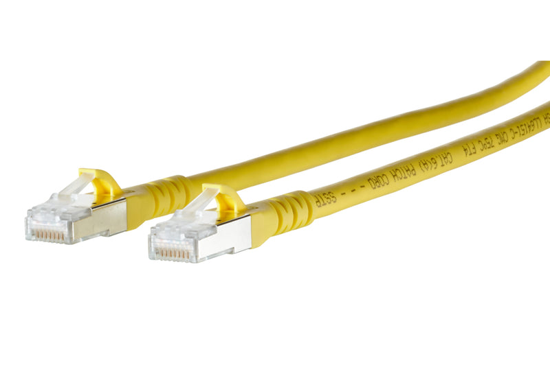 METZ CONNECT 1308450277-E Patchcord Cat.6A 10GB_T AWG26 2RJ45 SFTP LS0H yellow 0.2 - Kabel - Netzwerk