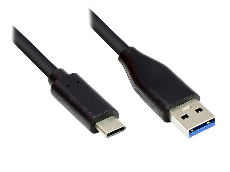 Exsys USB 3.1 Kabel A-Stecker auf C-Steck. 5m schwarz USB3.1 Gen1 - Kabel - Digital/Daten