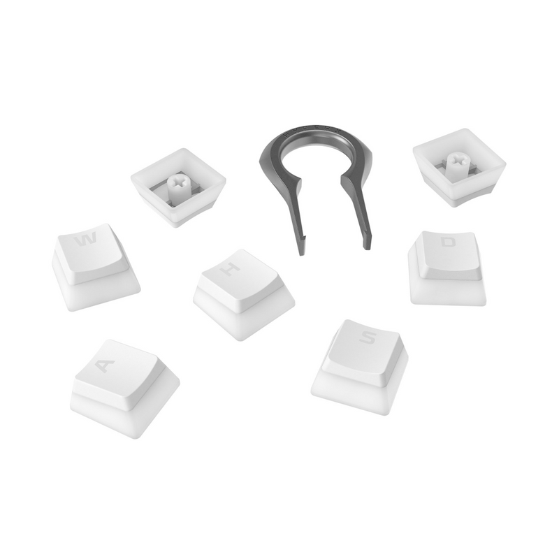 HyperX Pudding Keycaps Full Key Set White PBT - US Layout