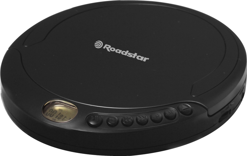 Roadstar Management PCD-498MP black Tragbarer CD-Player CD CD-R CD-RW MP3 WMA Schwarz