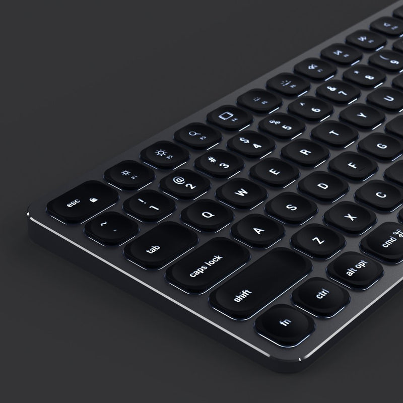 Satechi Compact Backlit Bluetooth Tastatur kabellos - Tastatur