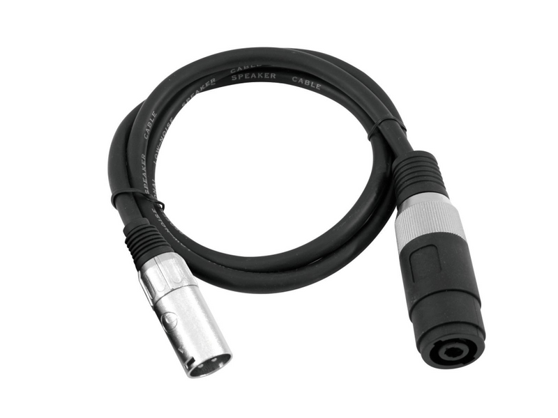 Omnitronic 30225590 XLR Adapterkabel[1x Lautsprecherkupplung - 1x XLR-Stecker 3 polig] 1.00 m - Audio/Multimedia - 1 m