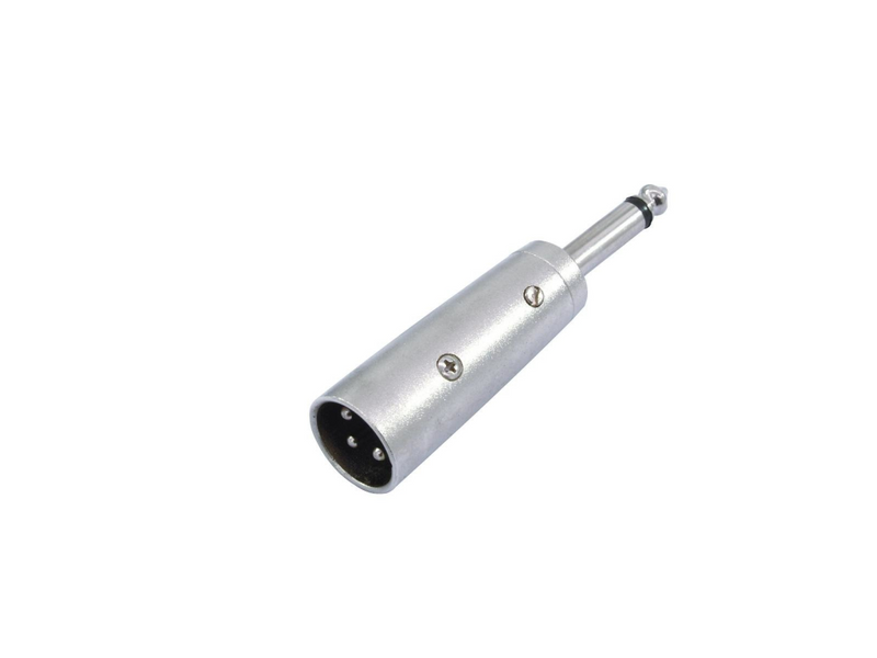 Omnitronic 30226450 XLR Adapter[1x XLR-Stecker 3 polig - 1x Klinkenstecker 6.3 mm - Kabel - Audio/Multimedia