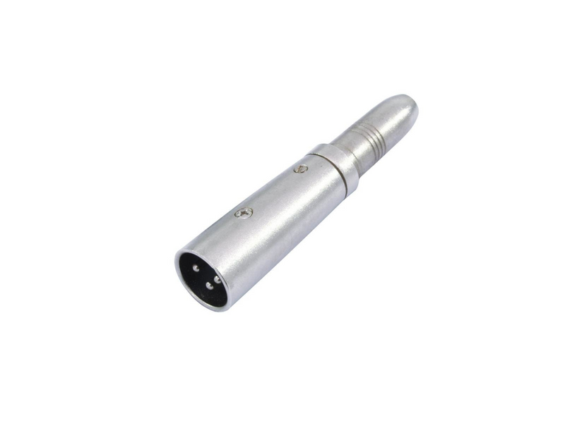 Omnitronic 30226500 XLR Adapter[1x XLR-Stecker 3 polig - 1x Klinkenbuchse 6.3 mm - Kabel - Audio/Multimedia