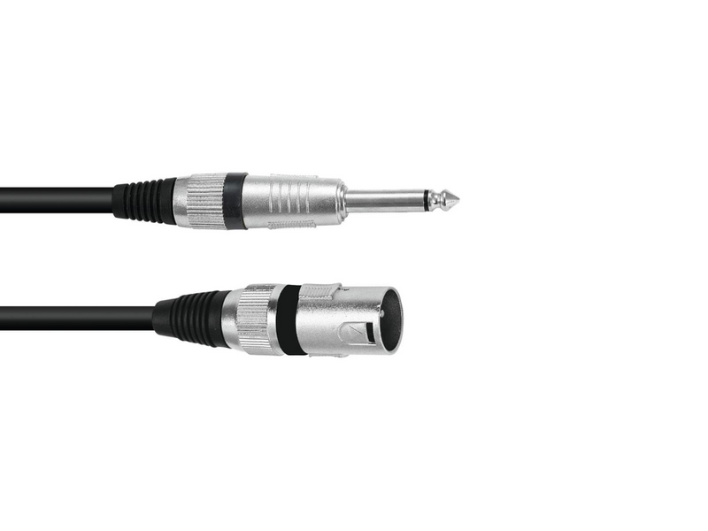 Omnitronic 3022519D XLR Adapterkabel[1x XLR-Stecker 3 polig - 1x Klinkenstecker 6.3 mm mono] - Audio/Multimedia - 10 m