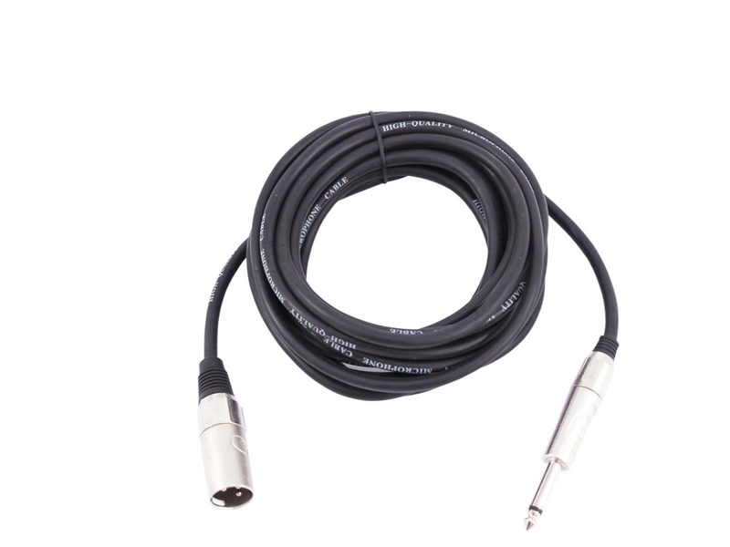 Omnitronic 3022519D XLR Adapterkabel[1x XLR-Stecker 3 polig - 1x Klinkenstecker 6.3 mm mono] - Audio/Multimedia - 10 m