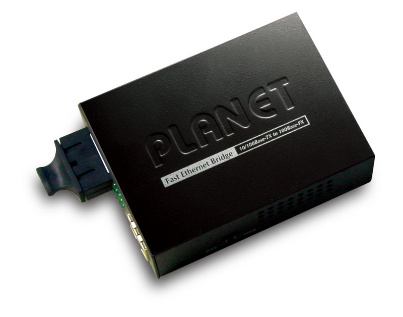 Planet FT-802 - Medienkonverter - 100Mb LAN - 10Base-T, 100Base-FX, 100Base-TX