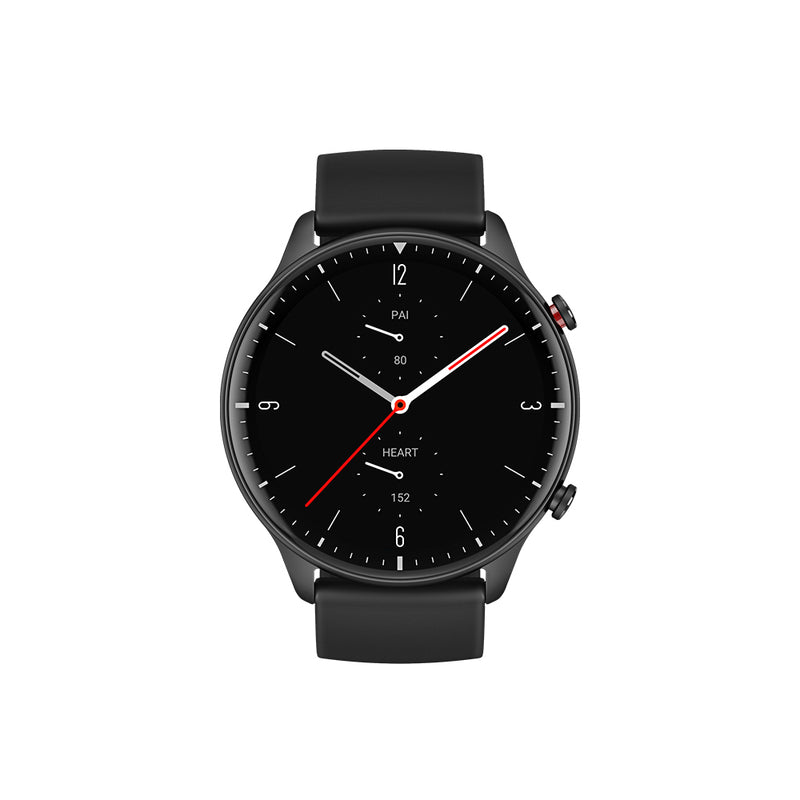 Amazfit GTR 2 - Sport - Obsidian Black - intelligente Uhr mit Riemen - Silikon - Anzeige 3.5 cm (1.39")