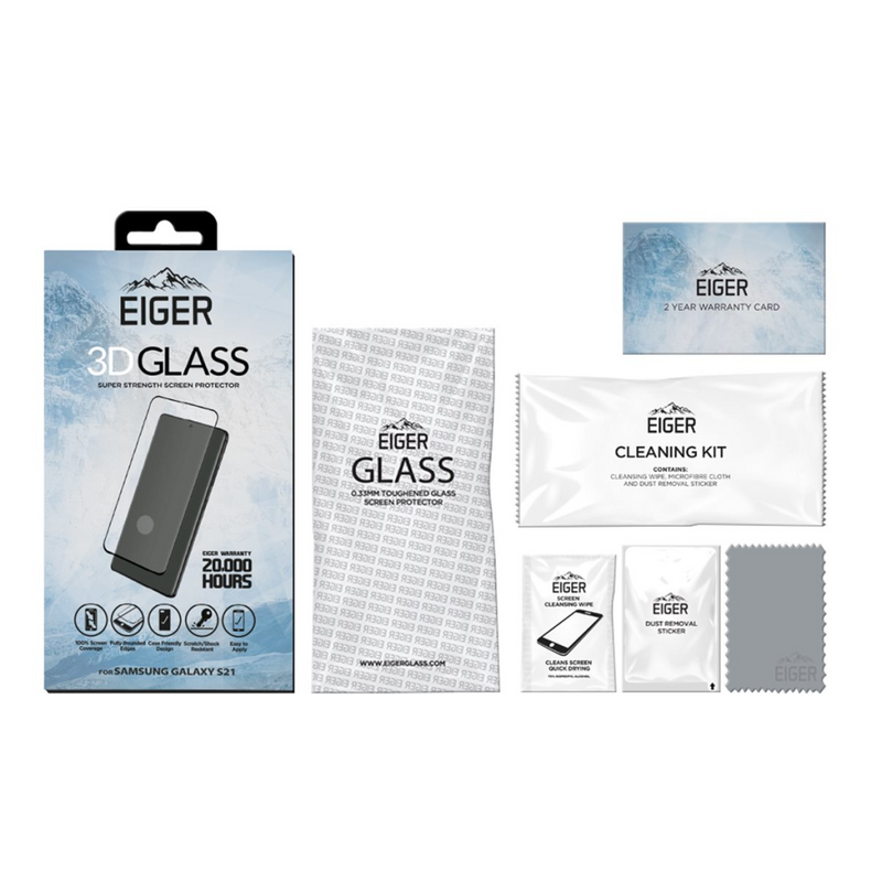Eiger 3D Glass - Samsung - Galaxy S21 5G - Kratzresistent - 1 Stück(e)