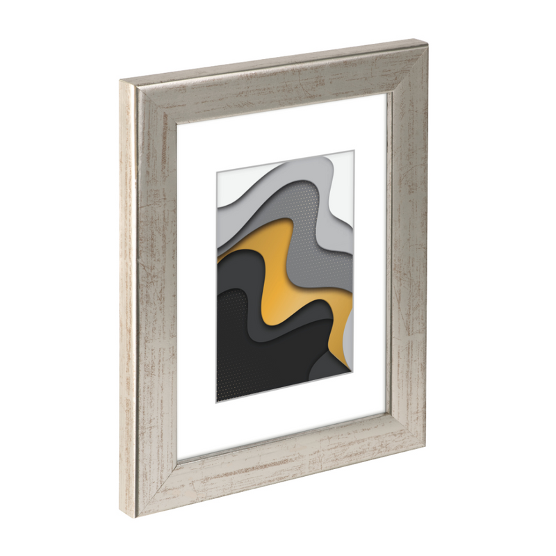 Hama Vigo - Holz - Silber - Einzelbilderrahmen - Matte - Wand - 15 x 20 cm