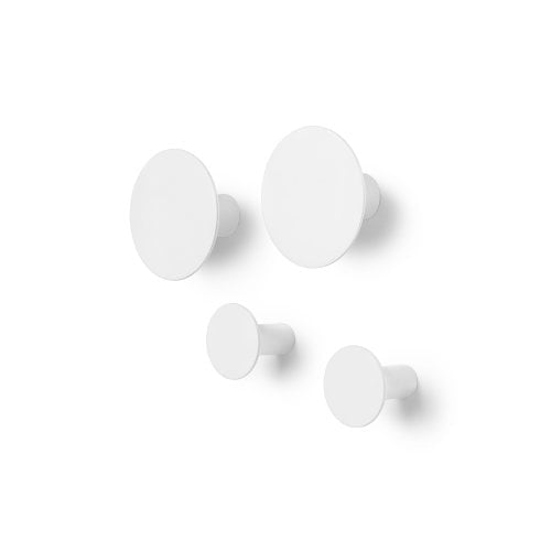blomus 65798 - Indoor - Küchenhaken - Weiß - Polystone - 45 mm - 4 Stück(e)
