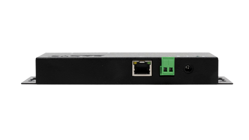 Exsys Ethernet zu 2x RS-232/422/485 Ports Software Powerüber Terminal Block - Schnittstellenkarte - Ethernet