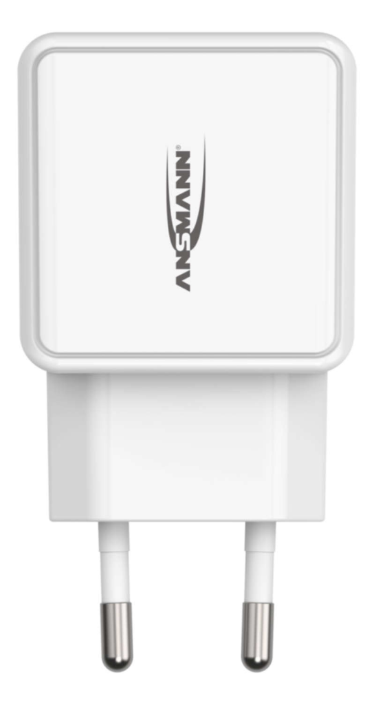 Ansmann HC212 - Netzteil - 12 Watt - 2400 mA - 2 Ausgabeanschlussstellen (USB)