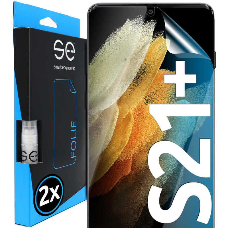 smart.engineered 2x3D screen protector for Samsung Galaxy S21+ transparent