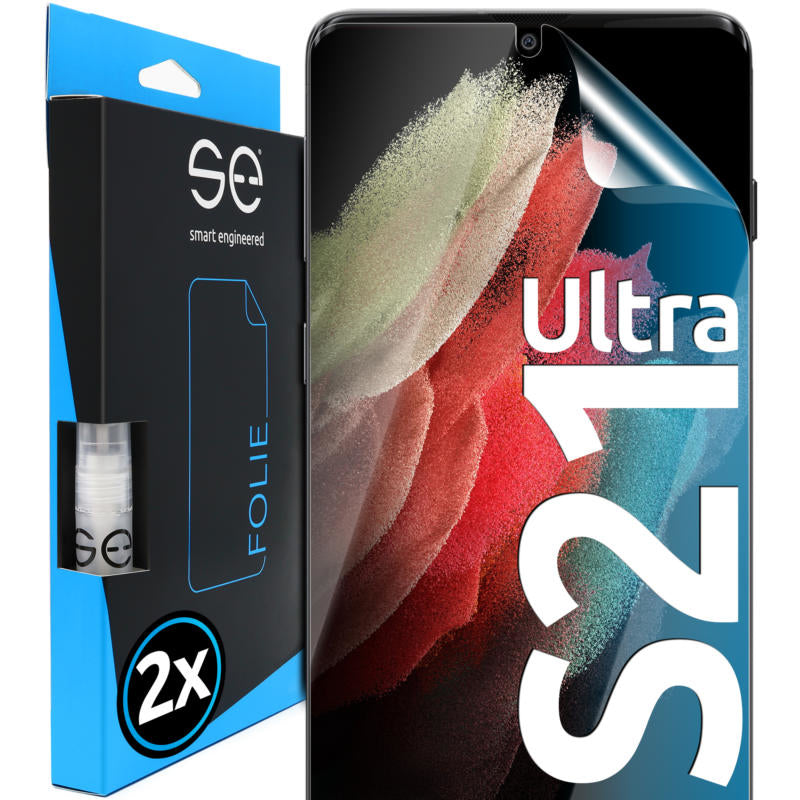 smart.engineered 2x3D screen protector for Samsung Galaxy S21 Ultra transparent