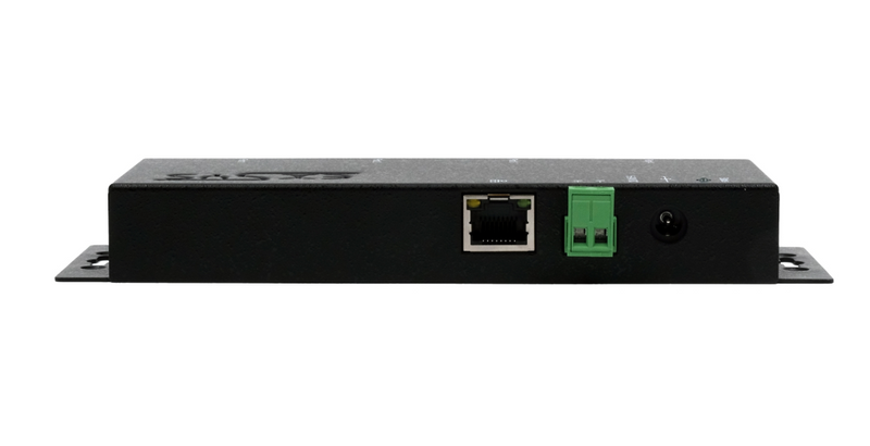 Exsys Ethernet zu 4x RS-232/422/485 PoE Software Powerüber Terminal Block