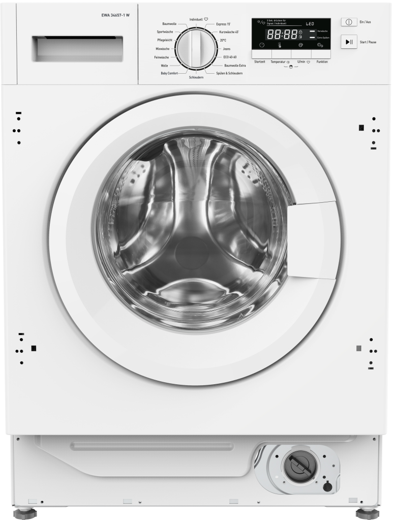 Amica EWA 34657-1 W - Waschmaschine - integriert