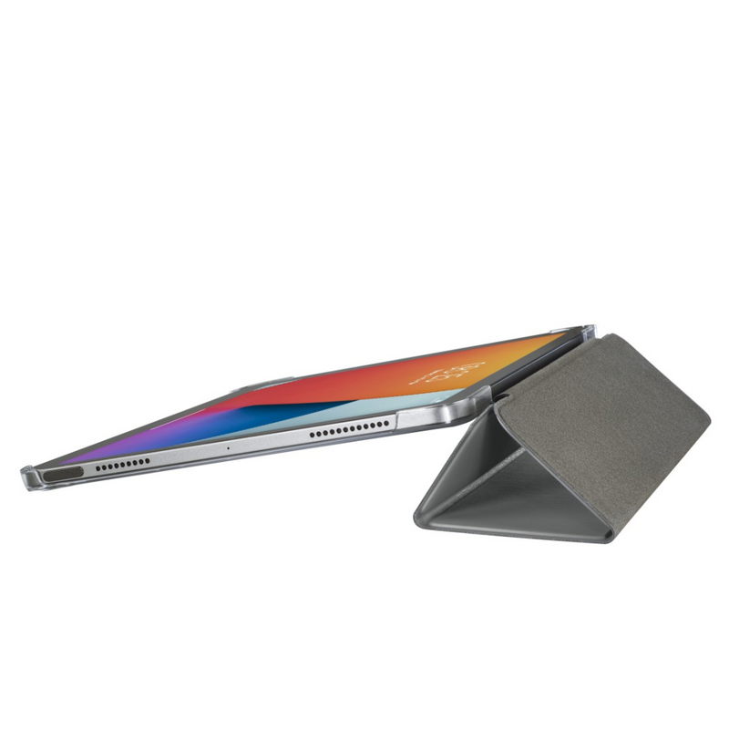 Hama "Fold Clear" - Flip-Hülle für Tablet - Polyurethan - Grau, durchsichtig - 12.9" - für Apple 12.9-inch iPad Pro (5. Generation)