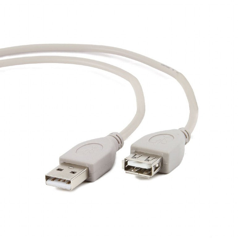 Gembird CCB-USB2-AMAF-10 - 3 m - USB A - USB A - USB 2.0 - 480 Mbit/s - Weiß