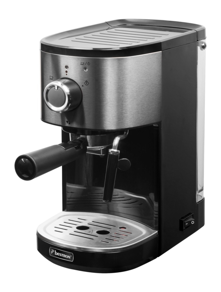 Bestron Espressoautomat AES800STE edelstahl| 1.2L inkl. Tamper