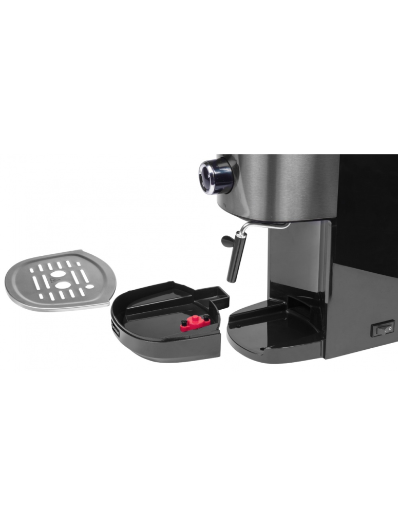 Bestron Espressoautomat AES800STE edelstahl| 1.2L inkl. Tamper