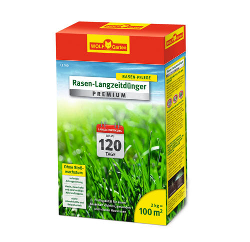 WOLF-Garten 3830020 Rasen-Langzeitdünger Premium LE100