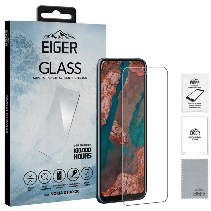 Eiger 2.5D SP Glass Nokia X10/X20