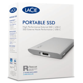 LaCie Portable SSD STKS2000400 - SSD - 2 TB - extern (tragbar)