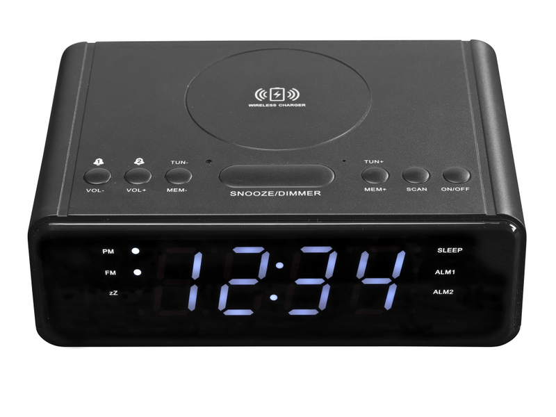 Inter Sales CRQ-100 - Clock-radio - - trådløs opladning