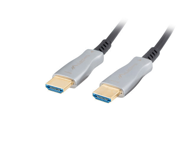 Lanberg CA-HDMI-20FB-0500-BK optical cable HDMI M/M 50m v2.0 4K AOC - Kabel - Digital/Display/Video