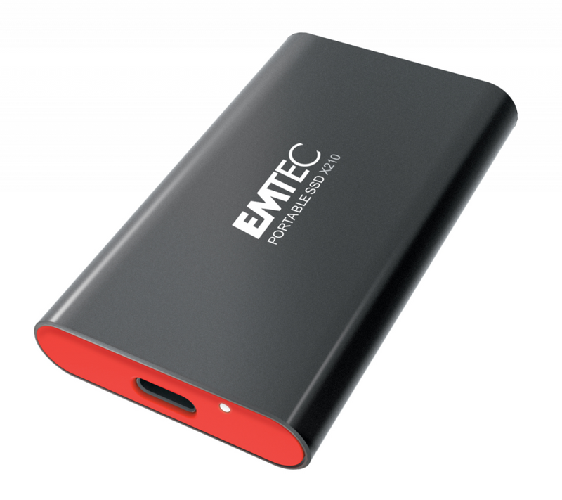 EMTEC X210 - SSD - 256 GB - extern (tragbar) - USB 3.2 Gen 2 (USB-C Steckverbinder)