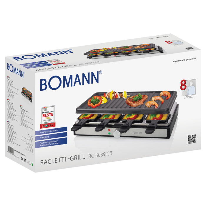 Bomann RG 6039 CB - Raclettegrill/Grill - 1.4